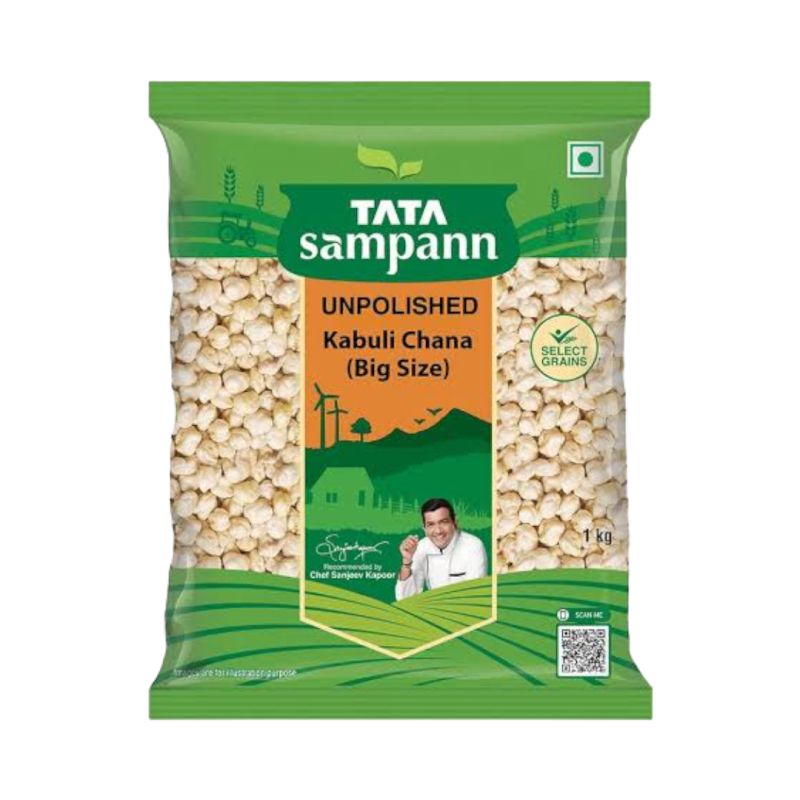 Tata Sampann Unpolished Kabuli Chana Big 500g