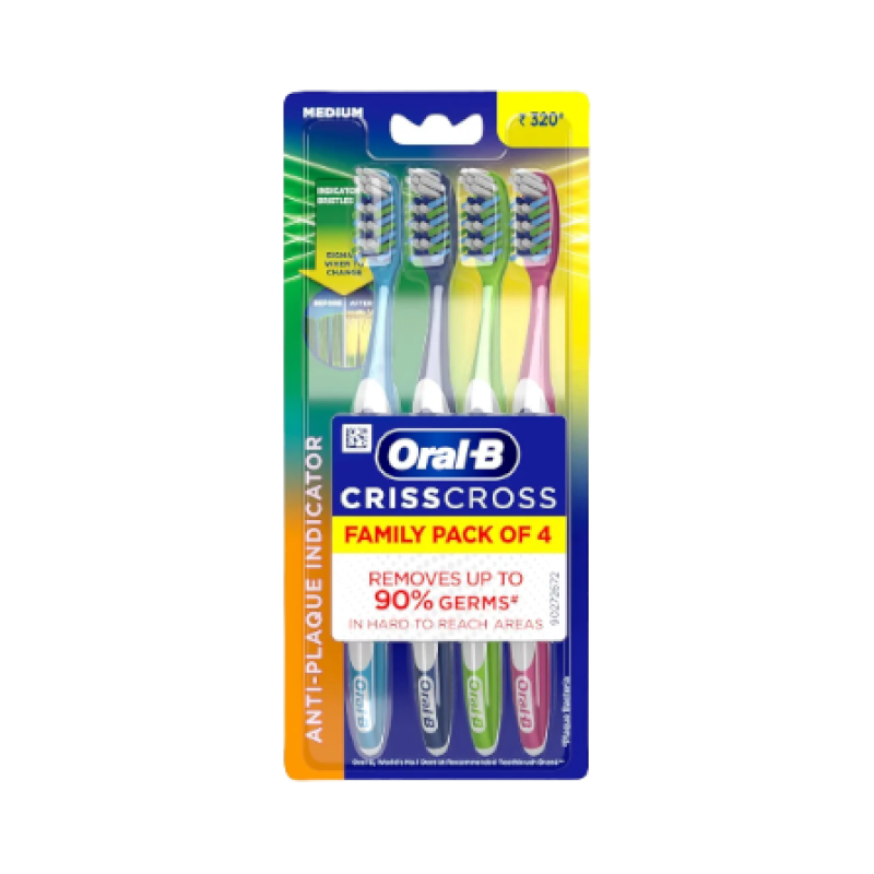 Oral B Tooth Brush Pack Of 4pcs