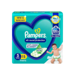 Pampers Diaper Pants - Small, All Round Protection, Anti-rash Blanket, New &amp; Improved, 15pc