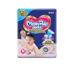 MamyPoko Pants Extra Absorb Baby Diapers, Medium (M), 12 Count, 7-12 kg